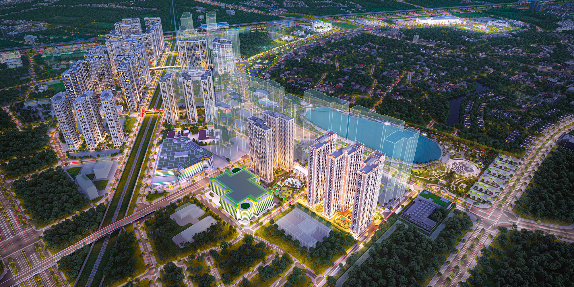 Ảnh toàn Cảnh Vinhome Smart City